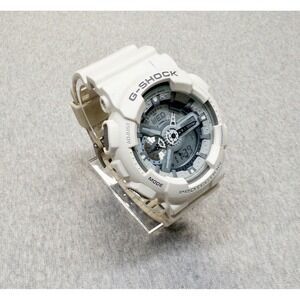 Casio G-Shock Watch Men 48mm Digital Analog White GA-110C Alarm Chrono New Batt
